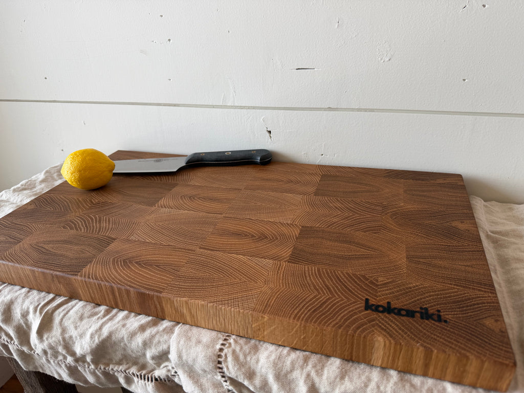 Chef’s Cutting Board — White Oak End Grain