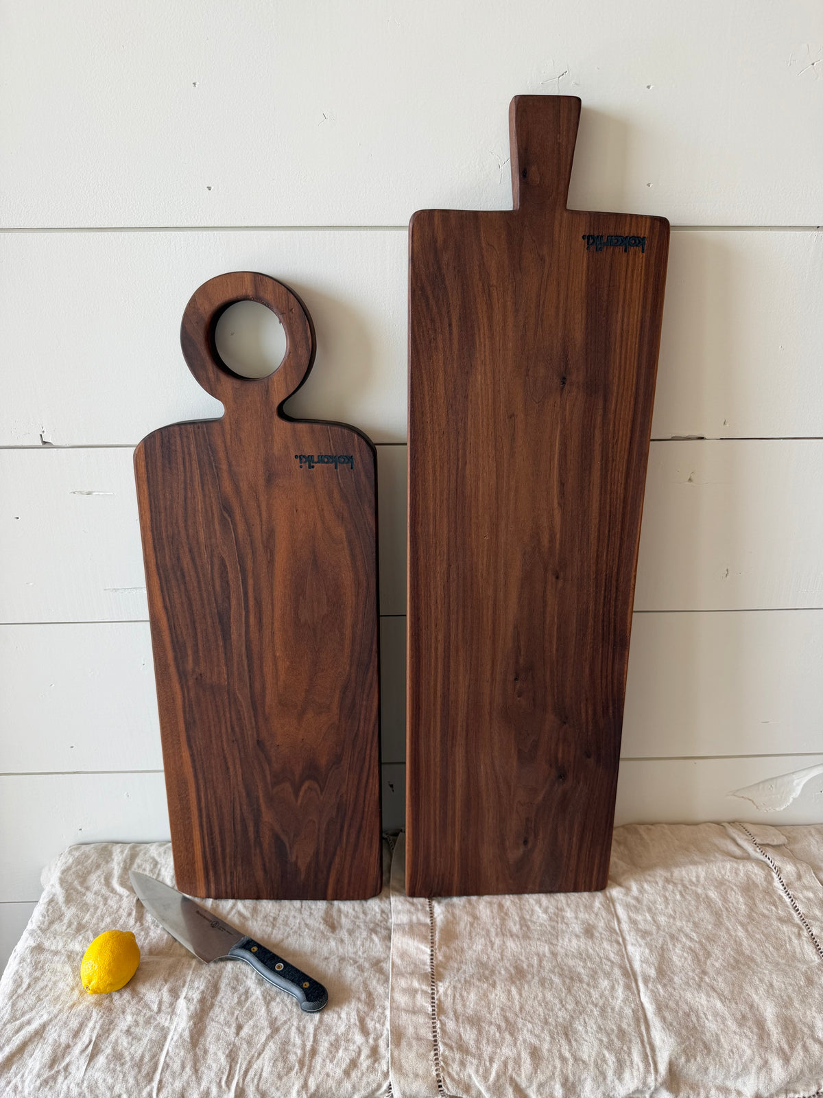 Halo Serving Board — Black Walnut