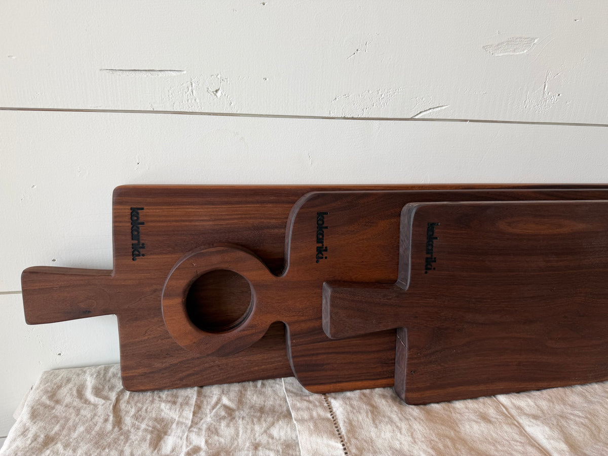 Halo Serving Board — Black Walnut