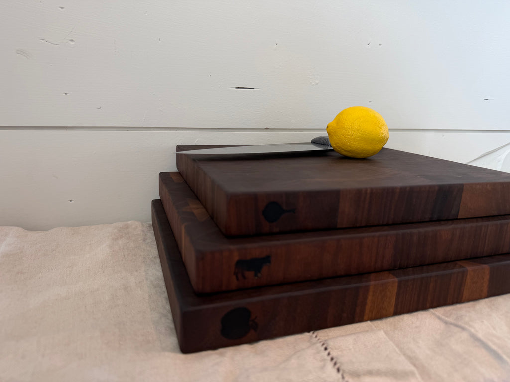A Book of Boards — Black Walnut End Grain
