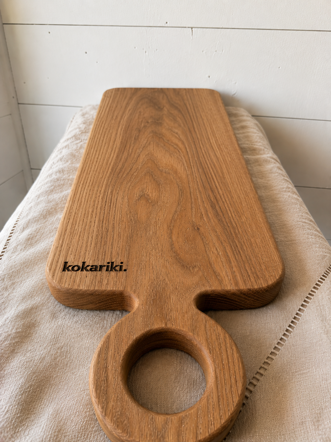 Halo Serving Board in white oak
