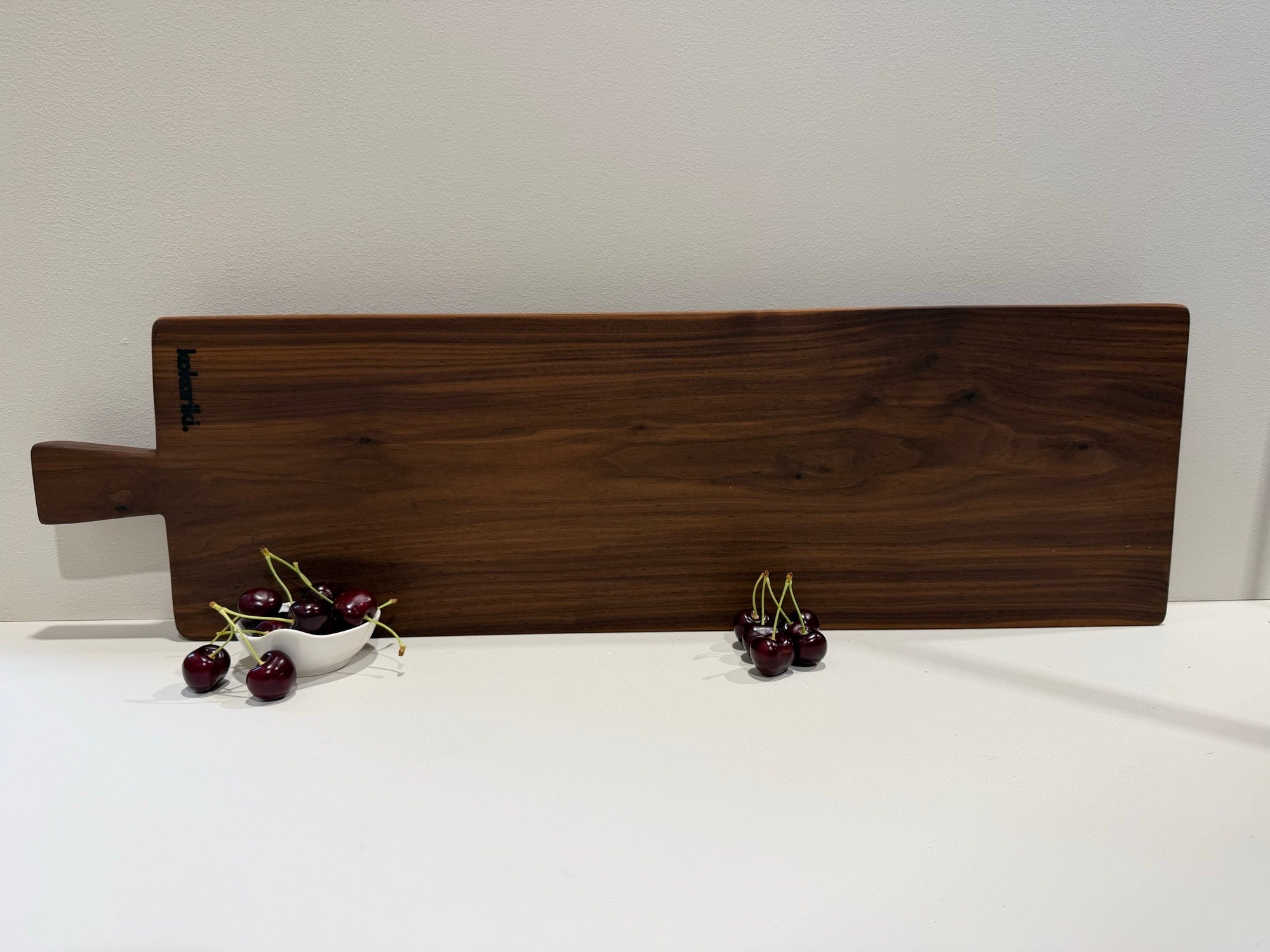 The Plank Serving Board in black walnut — view 2