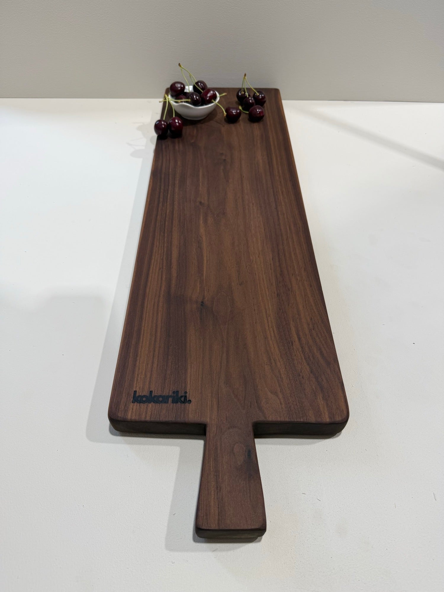 The Plank Serving Board in black walnut — view 3